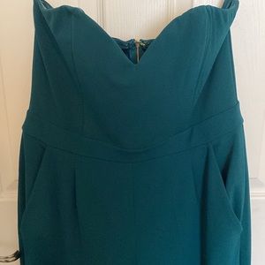 Emerald green jumpsuit